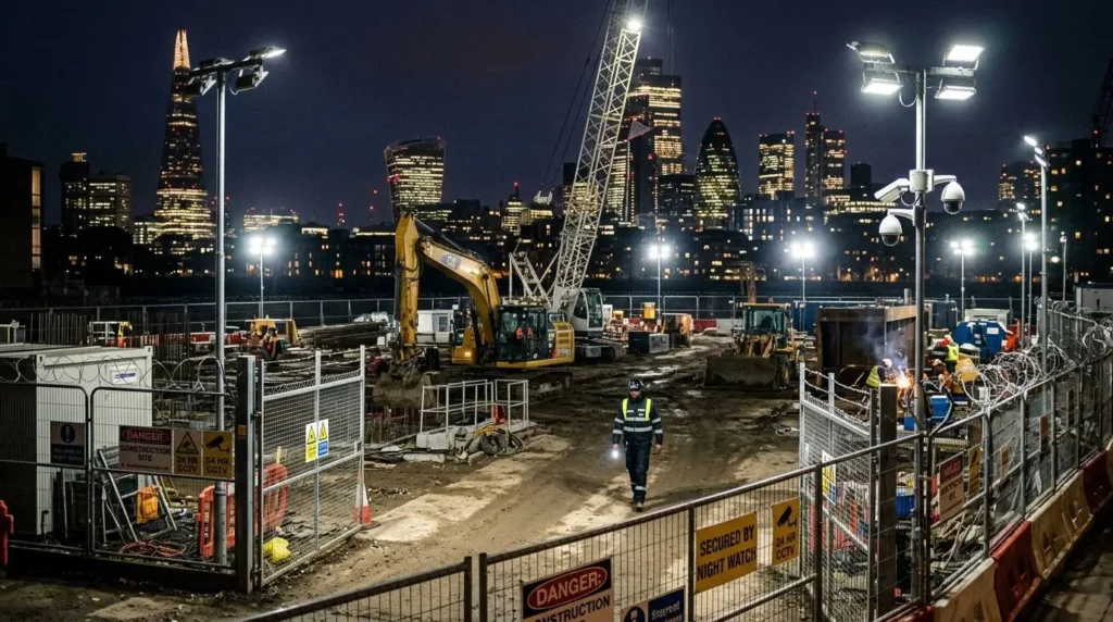 construction site security image